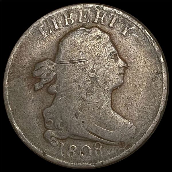 1808 Draped Bust Half Cent NICELY CIRCULATED