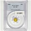 Image 1 : 1868 Round California Gold Quarter PCGS MS63