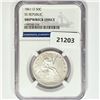 Image 1 : 1861-O Seated Lib. 50C NGC Shipwreck SS Rep Bx