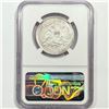Image 2 : 1861-O Seated Lib. 50C NGC Shipwreck SS Rep Bx