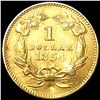 Image 2 : 1854 Rare Gold Dollar CLOSELY UNCIRCULATED