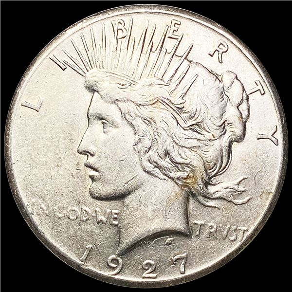 1927 Silver Peace Dollar CLOSELY UNCIRCULATED