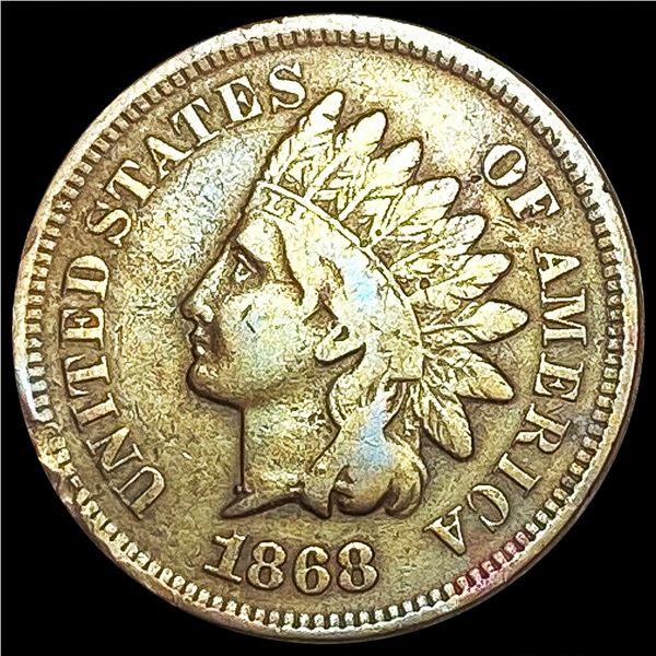 1868 Indian Head Cent NICELY CIRCULATED