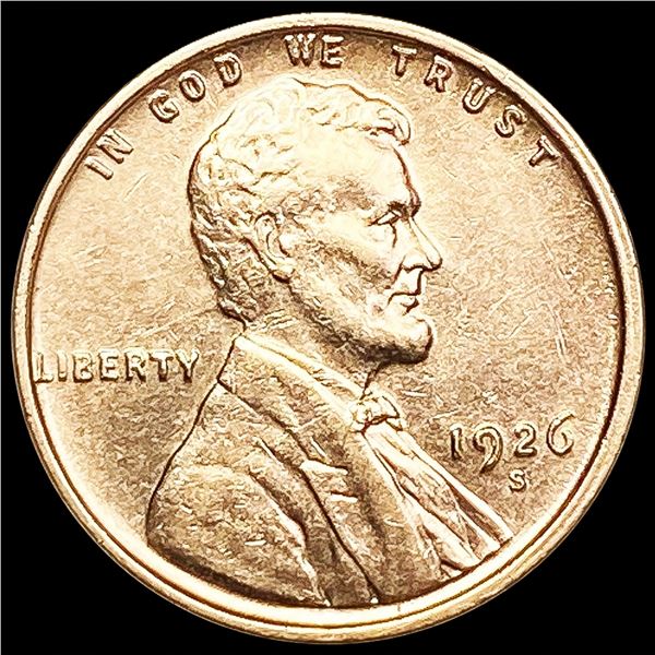 1926-S Wheat Cent CLOSELY UNCIRCULATED