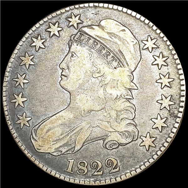 1822 Capped Bust Half Dollar NICELY CIRCULATED