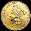 1854-O $3 Gold Piece LIGHTLY CIRCULATED