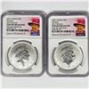 Image 1 : 2023 Set (2) 1oz G.B. S2Â£ NGC GEM UNC Q.