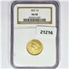 Image 1 : 1855 $3 Gold Piece NGC AU58