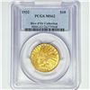 Image 1 : 1932 $10 Gold Eagle PCGS MS62 Rive d'Or Coll