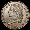 Image 1 : 1834 Classic Head Half Cent CLOSELY UNCIRCULATED