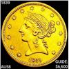 1839 $5 Gold Half Eagle CHOICE AU