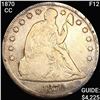 1870-CC Seated Liberty Dollar LIGHTLY CIRC