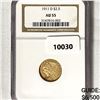 1911-D $2.50 Gold Quarter Eagle NGC-AU55