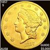1857 $20 Gold Double Eagle CHOICE AU