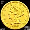 1852-O $2.50 Gold Quarter Eagle UNCIRCULATED