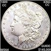 1889-CC KING CC Morgan Silver Dollar CHOICE BU