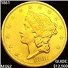 1861 $20 Gold Double Eagle UNCIRCULATED