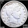 1901-O Barber Quarter CHOICE AU