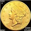 1852-O $20 Gold Double Eagle UNCIRCULATED