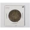 Image 1 : 1917 CANADA 50CENT G-VG (VG-8) SILVER COIN