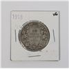 Image 1 : 1918 CANADA 50CENT VG(VG-8) SILVER COIN