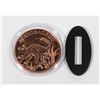 Image 1 : 1-OZ FINE COPPER APATOSAURUS ROUND