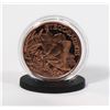 Image 3 : 1-OZ FINE COPPER STEGOSAURUS ROUND