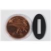 Image 1 : 1-OZ FINE COPPER PARASAUROLOPHUS ROUND