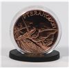 Image 3 : 1-OZ FINE COPPER PTERANODON ROUND