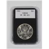 Image 1 : 1962 CANADIAN SILVER DOLLAR COMES IN STACKABLE