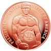 Image 1 : 1-OZ FINE COPPER TRUMP THEME ROUND TRUMP FIGHTER