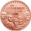 Image 1 : 1-OZ FINE COPPER TRUMP THEME ROUND DEPLORABLES