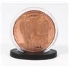 Image 4 : 1-OZ FINE COPPER TRUMP THEME ROUND TRUMP