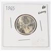 Image 1 : 1965 CANADA 25CENT COIN BU 80% SILVER