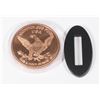 Image 2 : 1-OZ FINE COPPER ROUND -ICE AGE SERIES- CAVE
