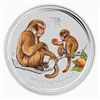 Image 1 : 1-OZ 2016 PERTH MINT LUNAR YEAR OF THE MONKEY