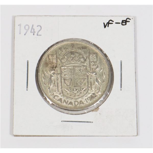 1944 CANADA 50CENT VF-EF(VF-40)