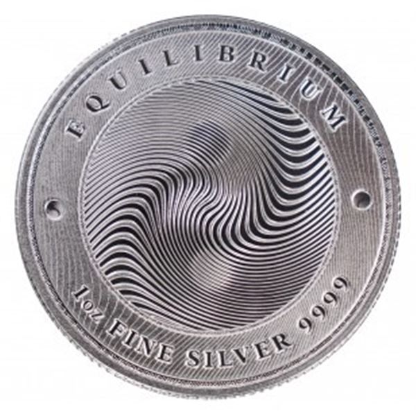 EQUILIBRIUM 2021 1-OZ PURE SILVER BU COIN