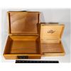 Image 1 : TWO HIGH QUALITY WOODEN BULLION BOXES