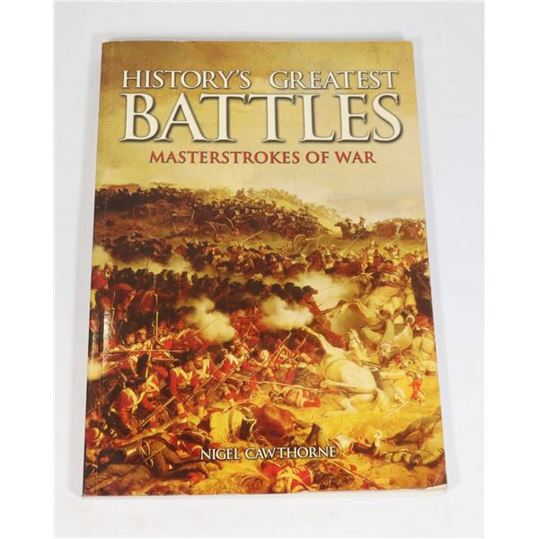 HISTORY'S GREATEST BATTLES BOOK - LIKE NEW