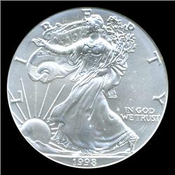 1998 Silver Eagle Graded MS70 (COI-4869)