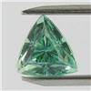 4.3ct Natural Deep Patroke Green Kunzite Trillion VVS Appraisal Estimate $439 (GEM-18567)