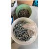 Image 2 : LOT OF HARDWARE, SCREWS, BOLTS, NAILS, WOOD SCREWS, BRACKETS
