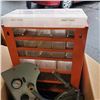 Image 2 : BOX OF HARDWARE ORGANIZER, DRILL BITS AND MORE