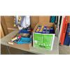 Image 1 : 2 TRAYS OF HARDWARE ORGANIZERS WITH CONTENTS, SCREWS, BOLTS, HARDWARE