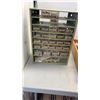 Image 2 : TRAY ORGANIZER AND BIN OF HARDWARE, ELECTRICAL BALLASTS, TIRE INFLATOR