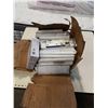 Image 2 : BOX OF NEW DOOR CLOSE LATCHES, CARBON STEEL KNIVES AND BABY WALL MOUNT KIT