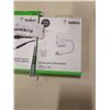 Image 2 : BELKIN 3.5MM AUDIO CABLE WITH LIGHTNING CONNECTOR AND BELKIN 3.5MM AUDIO + CHARGE ROCKSTAR - TESTED 