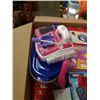 Image 2 : BOX OF KIDS TOYS, BUBBLE GUNS, BALLOON PUMP