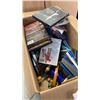 Image 2 : BOX OF DVDS, BLURAYS, MASSAGERS